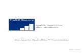 Der Apache OpenOffice™ Formeleditor - ProOO-BoxDie hier vorliegende Version der Dokumentation basiert auf Apache OpenOffice 4.1.6. Das Layout dieses Dokumentes wurde angepasst an