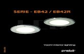 SERIE - EB42 / EB42R LED · 12 V= 24 Betriebsspannung 12 V und 24 V Gleichspannung (10 - 30 V DC) operating voltage 12 V and 24 V DC direct voltage (10 - 30 V DC) Einsatz in Innenräumen
