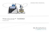 TitroLine® 5000 Library/Resource Library/SIA/… · The TitroLine® 5000 is a potentiometric titrator and suitable for the following applications: The possible range of titrations
