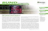 BUndmagazin - BUND Niedersachsen · Gas freiwerden kann, enthält giftige Chemikalien. Das Umweltbundesamt listet zahlreiche giftige, das heißt umwelt- und gesundheitsschädliche