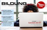 LEARNTEC 2016 / BILDUNGaktuell-Special · 2015-12-15 · LEAR ntEc 2016 BILDUNGaktuell Spezial Fotos: KMK / Behrendt & Rausch Liebe Leserinnen und Leser, vom 26. bis 28. Januar 2016
