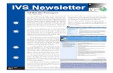 at IVS Newsletter ess is or / e ermany ... - IVS Home Page · Page 1 eb Site Redesigned − eam navi announced The (NVI/ o mythe site eb nformation Cen--. while in e-to and and oken