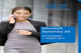 Microsoft Dynamics AX - STZ IT Business Consulting Portfolio 2014 HJ1.pdfFür alle Fragen rund um Training und Microsoft Dynamics AX steht Ihnen das Schulungs-Team des STZ gerne zur