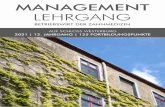 MANAGEMENT LEHRGANG - Westerburger Gesellschaft · 2020-06-15 · Erwartungshaltung und Ansprüche der Patienten nehmen zu. Wer auch in Zukunft mit der eigenen Praxis erfolgreich