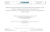 Biomonitoring der Pestizid-Belastung der Luft · 2019-10-14 · Fam. Franke, Ortenberg Fam. Ibach, Bühl-Moos Fam. Meißer, Tannenhof Meißer, Schwerin-Hundorf Fam. Schlumbohm, Syke