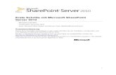 Erste Schritte mit Microsoft SharePoint Server 2010download.microsoft.com/.../SharePtServGetStarted.pdf · Erste Schritte mit Microsoft SharePoint Server 2010 Microsoft Corporation