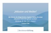 Inklusion und Medien - mobile.schulemobile.schule/wp-content/uploads/2017/03/Workshop_Inklusion_Me… · In der Grund- und Mittelschule Thalmässing sind alle Kinder „Inklusionskinder“.