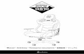 Manual Anleitung Руководство пользователя€¦ · 9 0 ° - 1 6 0 ° Dimensions ... A cadeira gamer SHARK ZONE GS10 pode ser usada tanto para trabalhar como