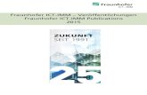 Fraunhofer ICT-IMM – Veröffentlichungen Fraunhofer ICT-IMM ... · Fraunhofer ICT-IMM Publications . 2015 . Vorwort . Die vorliegende Bibliografie dokumentiert die Publikationen