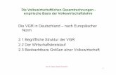 Die VGR in Deutschland –nach Europäischer Norm 2.1 ... · die Preise verändert. • Die unabhängig von der Veränderung der Preise ... Formel nach umstellen. • Die Modelle
