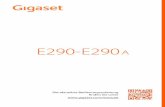 Gigaset E290-E290A...2020/01/20  · Gigaset E290-E290A / LUG-Kombi CH de / A31008-M2901-F101-1-2X19 / security.fm / 5/5/20 Template Module, Elderly, Version 1.1, 01.04.2019 Sicherheitshinweise