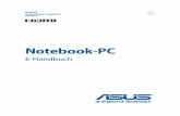 Notebook-PCdlcdnet.asus.com/pub/ASUS/nb/X555LA/0407_G10576_X555LA... · 2019-03-09 · 2 Notebook PC E-Handbuch URHEBERRECHTINFORMATION Kein Teil dieses Handbuchs, einschließlich