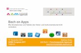 Bach on Apps - KOMU · Matthias Krebs | Agenda 1. Musik mit Apps 2. Lernen mit digitalen Technologien (Fallbeispiele) 3. Digitale Musikinstrumente 4. Veränderung durch Digitalisierung