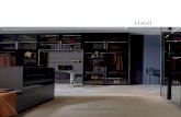 LOGO - bettenland.com · LOGO walk-in closet with island, dark oak ﬁnish with sliding shoe storage shelf, clothes racks, illuminated shelves, glass shelves, and pull-out shoe shelf.