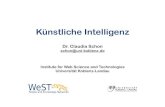 Künstliche Intelligenz - Uni Koblenz-Landauobermaie/matki1819/... · 2018-10-12 · Institute for Web Science and Technologies Universität Koblenz-Landau. ... Übersicht über die