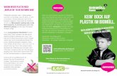 Plastiktüten bestehen meist – salopp gesagt – Nicht nur ... · Kein’ Bock auf Plastik im Biomüll.  ompostierbare Plastiktüten dürfen nicht in die biotonne.