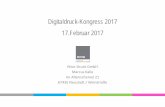 ddk 2017 ö - bvdm-online.de€¦ · Digitaldruck-Kongress 2017 17.Februar 2017 Nino‐Druck GmbH Marcus Kalle Im Altenschemel 21 67435 Neustadt / Weinstraße