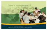 Programme du premier cycle et du deuxième cycle ... - Quebec · Programme de formation de l’école québécoise, secondaire Domaine du développement de la personne Éthique et
