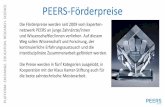 . SCIENCE. PEERS-Förderpreise · Impressionen der Preisverleihung 2016. Am 24. September wurden in Berlin die Preisträgerder PEERS-Förderpreise im Rah-men des PEERS-Jahrestreffens