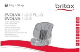 080811 Evolva 1-2-3 Cover standard - …...5 1. Eignung Der EVOLVA 1-2-3 ist nach ECE R44/04 als Auto-Kindersitz für die Altersgruppen I und II+III zugelassen. Um Ihr Kind in jedem
