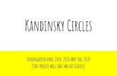 Kandinsky Circles - northallegheny.org...Wassily Kandinsky inspired Concentric circle art Wassily Kandinsky used lines, shapes, and color to create his art. He painted many concentric