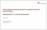 Unternehmensnetzwerk Bergisch kompetent: Beruf & … · 2019-04-12 · *1 Dr. Wolfgang Wesiack, Präsident des Berufsverband Deutscher Internisten (BDI). Er bezieht sich dabei auf
