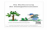 Die Besteuerung der Kleingartenvereine 2012 · Klaus Wachter (Dipl. Finanzwirt) 6 Die Bestimmung, dass die Satzung die in der Mustersatzung bezeichneten Festlegungen enthalten muss