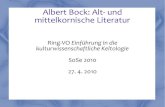 Albert Bock: Alt- und mittelkornische Literatur · 2010-04-26 · howe oure fyrste parentes Adam and Eue, were by the synguler goodnes, and especiall fauoure of almyghtye God, created