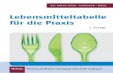 Lebensmitteltabelle für die Praxis - ciando ebooks · 2016-10-10 · Lebensmitteltabelle für die Praxis Wissenschaftliche Verlagsgesellschaft Stuttgart Herausgegeben von der Deutschen