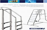 Leitern, Haltegriffe, Geländer, hydraulischer Lift und ......Exit handrails manufactured of polished stainless steel Ø 43. Wir bieten verschiedene Haltestangen für das bequeme Ein-