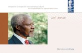Kofi Annan - Bertelsmann Stiftung · Kofi Annan is appointed Chair of The Elders, an independent group of global leaders who work together, using their influence and experience to