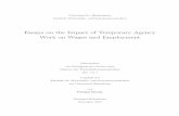 Essays on the Impact of Temporary Agency Work on Wages and ...opus.uni-hohenheim.de/volltexte/2018/1490/pdf/Diss... · agency employment and helps to assess advantages and disadvantages