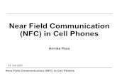 Near Field Communication (NFC) in Cell Phones · 2011-04-11 · Near Field Communication (NFC) in Cell Phones Sicherheit Modifikation, so dass die modifizierten NFC-Daten trotzdem
