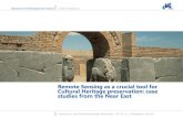 Remote Sensing as a crucial tool for Cultural Heritage ... · PDF file Copernicus and Cultural Heritage Workshop –Dr. Dr. h. c. Margarete van Ess Deutsches Archäologisches Institut