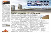 Spielraum für Emotionen - Sika Schweiz AG...Spielraum für Emotionen Quelle: Sport Arena Luzern ARGE Halter/Eberli Zeitung für Architekten, Ingenieure, Planer, Bauausführende und
