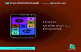 Listen, understand, respond. - HypoVereinsbank...2014/03/12  · 2 2013 Geschäftsbericht · HypoVereinsbank Profil der HVB Group Die HVB Group zählt zu den führenden Finanzinstituten