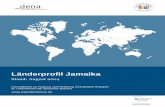 Länderprofil Jamaika - Powerfuels · 2018-11-29 · Länderprofil Jamaika – Informationen für deutsche Unternehmen Executive Summary Jamaika, dessen Name in der Taino-Sprache