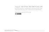 Savi W710-M/W720-M · Vielen Dank, dass Sie sich für den Kauf eines Plantronics Produkts entschieden haben. Dieses Benutzerhandbuch enthält Anweisungen zur Installation und Verwendung