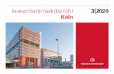 Investmentmarktbericht 3|2020 Köln · Stadthaus Deutz Constantinhöfe Southern Cross Dorint Hotel Bürogebäude Von-Gablenz-Str. 2-6 Köln-Deutz: Hotspot der Stadtentwicklung und