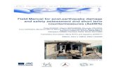 Field Manual for post-earthquake damage and safety assessment · PDF file 2012-04-17 · term countermeasures for damage limitation and evaluation of the post earthquake usability