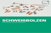 SCHWEIßBOLZEN - Bolte GmbHRost- und säurebeständiger Stahl A2-50 (schweißgeeignet) gemäß DIN EN ISO 3506-1 Mechanische Eigenschaften: Dehngrenze (R p0,2) ≥ 2210 N/mm , Zugfestigkeit