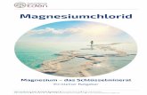 Magnesiumchlorid...•Zechstein Magnesium Gel, 31 % Auf der Haut fühlt es sich ölig an. Daher wird es als Magnesiumöl bezeichnet, obwohl es kein Öl ist und kein Öl enthält. Es