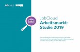 JobCloud Arbeitsmarkt- Studie 2019€¦ · auf Jobsuche ist. Mobile Anwendungen, auf die man jederzeit Zugriff hat, haben diesen Trend sicherlich unterstützt. Wenn Sie an die letzten