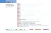 Joop Eskes GmbH Sortimentsliste 2019 · 2019-07-04 · Joop Eskes GmbH D-46395 Bocholt 02871 - 18 69 33 Fax.: 02871 - 18 48 67 Stand : März - 2019 PRODUKTLISTE Joop ... 0369 Sweet-Chilisoße