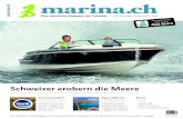Schweizer erobern die Meere - boat24.com · Dieser passt wie angegossen und der Gashebel liegt gut in der Hand. Das ist auch gut so, denn sobald der Gang eingelegt ist und der Logbuch
