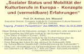 „Sozialer Status und Mobilität der Kulturberufe in Europa ...16aea506-cdc2-4058-b69b...CREATIVE ECONOMY(780 billion € turnover, ~ 8.8 to 10m employees) R&D On-line publis-hing