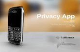 Privacy App - Quiz Lounge BlackBerry App 24.9.2012 Seite 4 Entwicklung einer Blackberry App Awareness