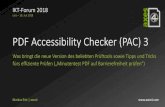 PDF Accessibility Checker (PAC) 3 · PDF file IKT-Forum 2018 Linz – 10. Juli 2018 PDF Accessibility Checker (PAC) 3 Markus Erle │ axes4 Was bringt die neue Version des beliebten