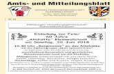 Einladung zur Feier 60 Jahre „Almhütte“ Kleinwallstadt am ... · he „BiZ dich schlau!“ am Donnerstag, den 14. Juni um 16 Uhr im Berufsinformationszentrum Aschaffenburg, Goldbacher