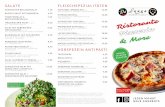 SALATE FLEISCHSPEZIALITÄTEN · 2020-06-13 · salate gemischter beilagensalat 4.50 rucola salat mit parmesan 6,50 tomatensalat & 7,50 bÜffelmozzarella italienischer salat c, b,